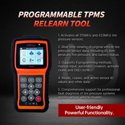 Universal TPMS Diagnostic Tool 315MHZ 433MHZ Sensor Convenient For Car